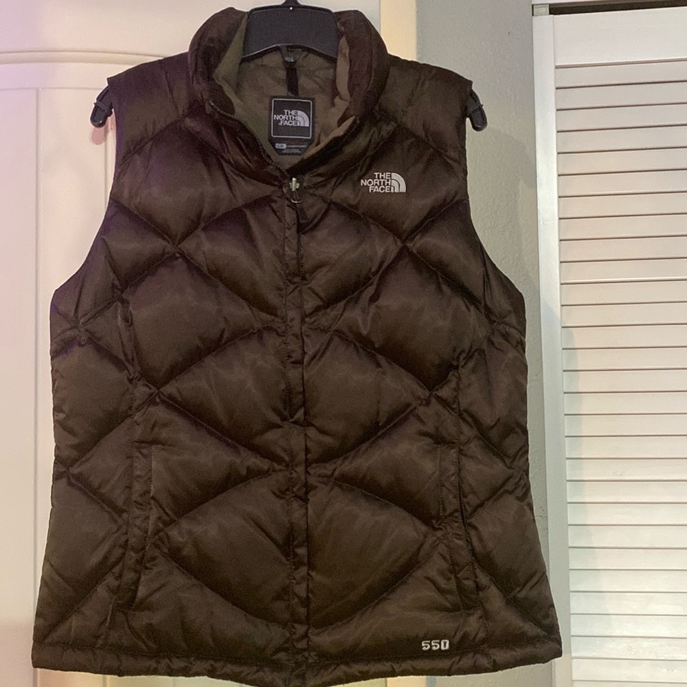 The north face quilted puffer vest size L